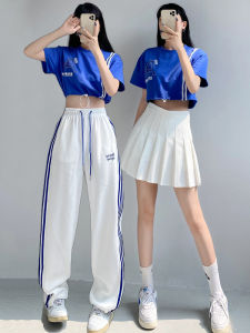 South Korean Girls Team Cheerleading Costume Student Cheerleading Jazz Dance Cheerleading Performance Costume Sports Meeting Suit