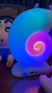 ลำโพงบลูทูธ นาฬิกาปลุก ไฟLED 256แบบ จำลองแสงพระอาทิตย์ ออกแบบหอยลำโพง ใหม่