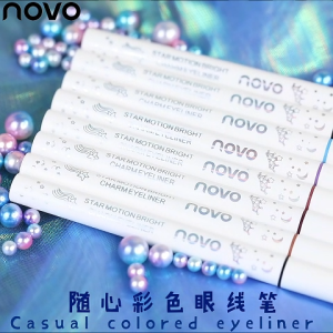 LOCAL SHIPPING NOVO Colorful Eyeliner 8 Colors Waterproof & Smudge-Proof for All-Day Wear