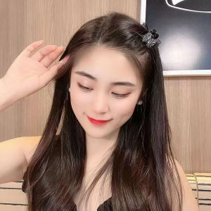 2025 New Butterfly Knot Small Hair Clip Womens High-End Feeling Hair Clip Princess Hair Card Side Bangs Clip Hair Accessories