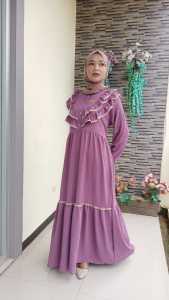gamis airflow cringkel adem banget buat anak muda sm orang dewasa ld 110 pb 140 nyaman gaull