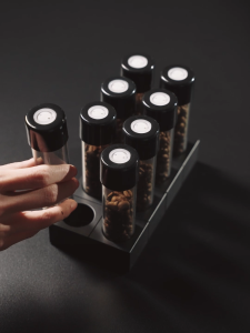 MHW-3BOMBER Energy Bottle & Magnetic Cellar Stand ขวดเก็บเมล็ดกาแฟและที่วางขวดแม่เหล็ก