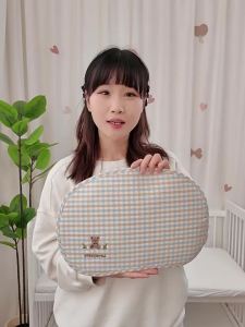 ANYOUBI | Cooling Baby Pillow for Newborns Flat Anti-Reflux Headrest