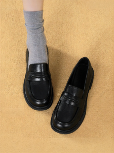 Josiny | Black Versatile Spring Autumn Suitable Comfortable Commuting Loafers