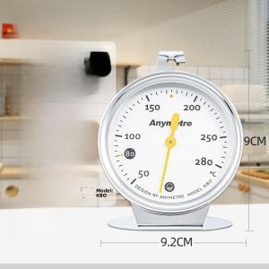 Kitchen Baking Oven Thermometer Built-In High Temperature Resistant Food Roasting Oven Temperature Meter Precision Measurement
