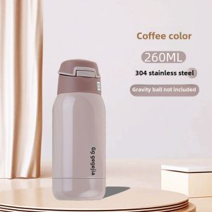 Old Peoples Thermal Cup with Straw Anti-Choking Care Cups for Lying Adults Metal Water Bottles with Lid for Patients And Elderly