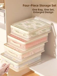 NIGESI | Four-piece Storage Bag Organizer for Seasonal Quilts Clothes
