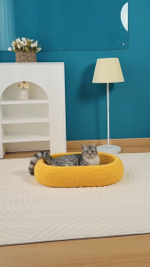 Rubvrenti Cat Scratching Pad Sisal Woven Oval Scratch Board Non Slip Sturdy Lounger Play Rest Indoor