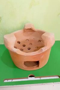 Bếp nướng thịt size lớn 27 cm bằng đất nung