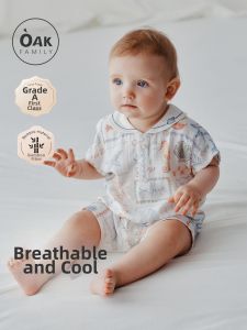 OAK FAMILY | Summer Mugwort Bamboo Cotton Onesie