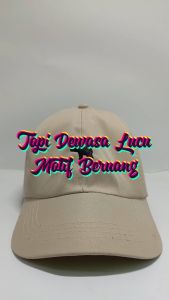 TOPI CEWE DEWASA TOPI COWO DEWASA MODEL PALING BARU BORDIR BRUANG KUTUB MINI BEAR