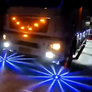 ไฟไซเรน 24V ไฟใต้ท้องรถยนต์ 12V LED ไฟใต้ท้องรถ RGB หลอดไฟสี กันน้ำ