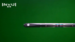 INVUI Snooker Cue | 3/4 Joint 10mm Ash Wood Pro Cue with Mini Butt Essential Kit for Snooker & English Pool