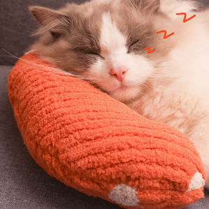 【Clitomk】หมอนรองคอ หมอนสัตว์เลี้ยง สุนัข สำหรับแมว หมอนตัวยู หนาขึ้น หมอนเพื่อปกป้องกระดูกสันหลังส่วนคอComfort