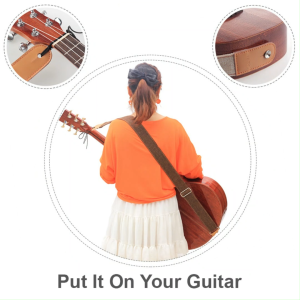 Guitar Strap Adjustable Shoulder for Acoustic Electric Bass Guitar | Gitar Akustik Elektrik Accessories Set 吉他 背带