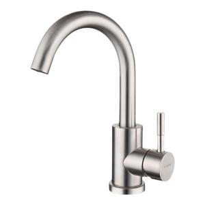 AZOS | Stainless Steel Swivel Single Hole Basin Faucet