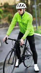 WOSAWE Áo khoác đi xe đạp nam Áo khoác chống gió chống nước thoáng khí có thể tháo rời tay áo xe đạp thể thao