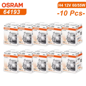 Osram | OSRAM H4 9003 HB2 64193 Standard Hi/lo Beam Car Halogen Headlight Auto Bulb 3200K 12V 60/55W P43t Original Lamp