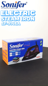 Sonifer Steam Iron 1500W  Flat Iron Ceramic Coated Soleplate Electric steam Iron For Clothes