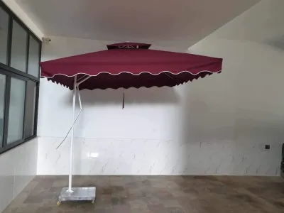 ô lệch tám25mx25mđế có bánh xe đẩy vải polyester kg thấm nước