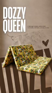 Erica] Dozzy Queen Size Foldable Mattress / Ready Stock/ Tilam Lipat / Tilam Queen/ Tilam Folding Foam / Tilam Foam