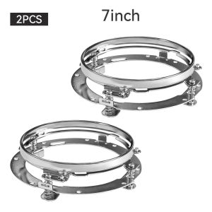 7 Inch LED Headlight Mounting Bracket Holder Ring  Motorcycle Headlamp 7" Bracket For Harley For Car Wrangler JK Suzuki Samurai