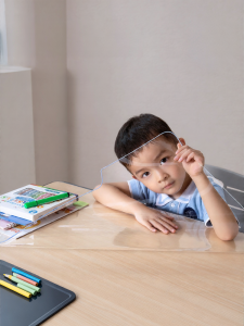 Children Transparent Desk Mat Soft Plastic