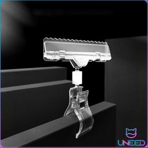 Need: Transparent Plastic Shelf Clamp Merchandise Sign Price Label Tag Advertising Clips