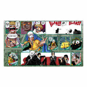 Bandai | One Piece Opcg Nami Chopper Card Board Game Battle Mat Zoro Franky Board Game Card Duel Plate Mat Anime Gift Toys