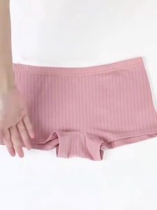 Quần Boxer Nữ Vải Cotton Nhiều Màu Không Đường May Quần Chip Cotton Đáy Kháng Khuẩn Co Giãn 4 Chiều Mặc Váy Không Lộ