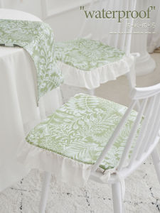 Ghế Ăn Bằng Gỗ Nguyên Khối Mỹ Đệm Ghế Ăn Chống Trượt Có Thể Tháo Rời Và Giặt Được Đệm Ghế Hình Bướm Mùa Xuân Và Mùa Thu