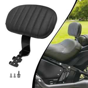New Style Motorcycle Front Rider Backrest Pad Driver Backrest Fit For Harley Softail Slim Standard Street Bob 2018-later