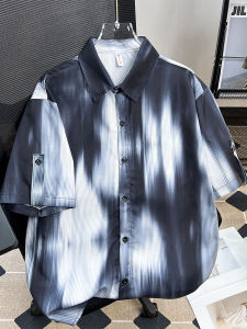 Tie-Dye Gradient Short-Sleeved Shirt: A New Arrival for Men & Women