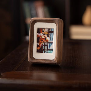 Polaroid Solid Wood Mini Photo Frame Mini Truck Display Stand Couple Gift Graduation Photo Registration Certificate Photo Stand