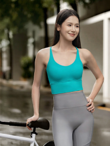 S&W | Shockproof Anti-Sag Thin Strap Aesthetic Back Sports Bra