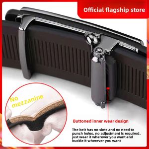 JIFANPAUL | Genuine Leather Automatic Buckle Belt