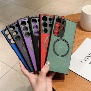 Zeallion Magsafe Vỏ Điện Thoại Cho [Samsung Galaxy S22 Plus S23 Ultra] Từ Tính Cho PC Cứng Mờ Với TPU Kính Máy Ảnh Bọc Phim