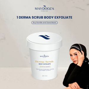 MAYDOOZA BODY SCRUB BUNDLING SERUM MALAM | 10 DERMA SCRUB BODY EXFOLIATE BY MAYA CADO ORIGINAL