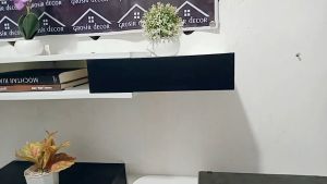 Rak Tv Dinding Minimalis Laci Dekorasi Meja Gantung Susun Serbaguna Hiasan Tempat Penyimpanan Multifungsi