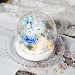 Eternal Flower Unicorn Creative Gift for Girlfriend Best Friend Birthday Womens Day Cute Romantic Decorations And Gifts