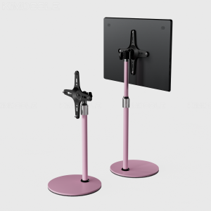 Keepro Portable Monitor Stand Height Adjustable Vesa Monitor Tablet Stand Free Standing Low Profile Desk Mount Monitor Support