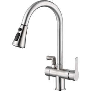 XUANSHA | Pull-out Kitchen Faucet for Dishwashers Vegetable Washing Basins Cold and Hot Water