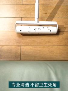 ลูกกลิ้งเก็บฝุ่น พร้อมฝาปิดกันฝุ่น กันฝุ่นและสิ่งสกปรกจัดเก็บง่าย ลูกกลิ้งเก็บขน ลูกกลิ้งฝุ่น ลูกกลิ้งขนแมว ความกว้าง 24ซม/19ซม ด้ามจับปรับความยาวได้