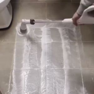 BOSSLU Sikat WC Elektrik Wireless Brush Pembersih Lantai Hurricane Spin Scrubber