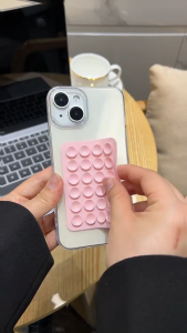 ถ้วยดูดซิลิโคน วงเล็บ เคสใส For iPhone 11 13 15 16 17 14 12 Pro Max X XR XS Max 17 Air 7 8 15 16 14 Plus SE2 TPU เคสกันกระแทก+Suction Cup ที่วางโทรศัพท์