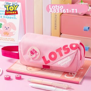 Strawberry Bear Pencil Case Multilayer Flip Cap Large Capacity Light Weight