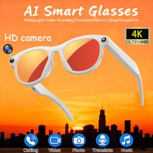 New 8K Smart AI Glasses 800W pixel AI Shooting Camera HD Photo Video Voice Call Translation Bluetooth AI Glasses For Android IOS