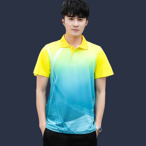 Bộ Quần Áo Cầu Lông Nhanh Khô Cho Nam Và Nữ Áo Bóng Bàn Cổ Bẻ Mùa Hè Áo Thun Thể Thao Đội Bóng Rổ Mẫu Mới Quần Áo Cầu Lông Naimai