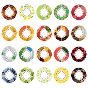 【New Arrival】 Water Bottle Flavour Pods 0 Sugar for Camping and Hiking Hydration Enhancement Portable Water Bottle Accessories