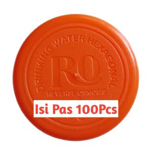 Tutup galon warna Oren isi 100 pcs tidak mudah pecah dan rembes